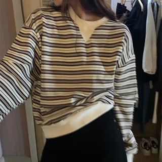 Striped Border Sweatshirt