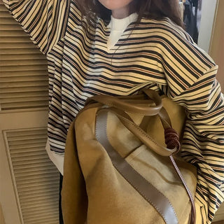 Striped Border Sweatshirt