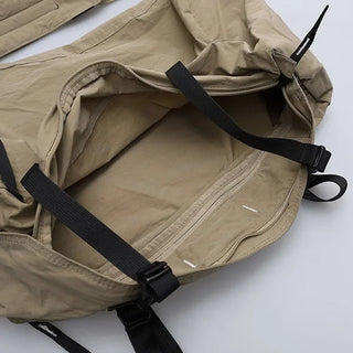 Oversized nylon sling bag