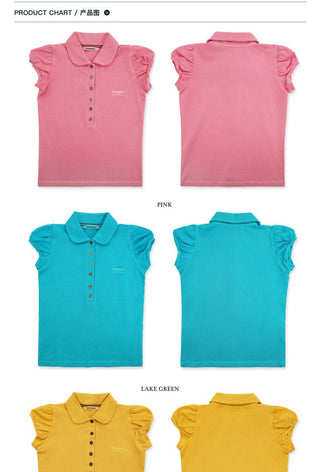 [Moromoro2] Slim Fit Polo Tee with Webbing  Placket