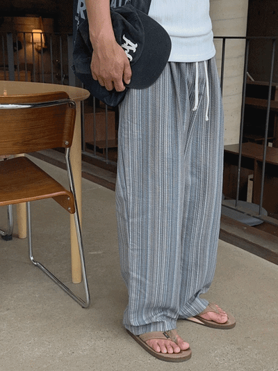 Sol? Bohemian Stripe Easy Pants