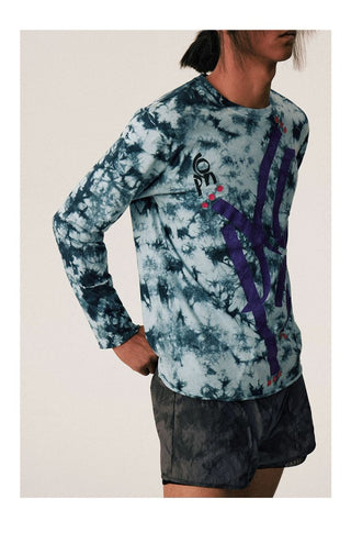 [CONP] Graffiti Logo Tie-Dye Long Sleeve Tee