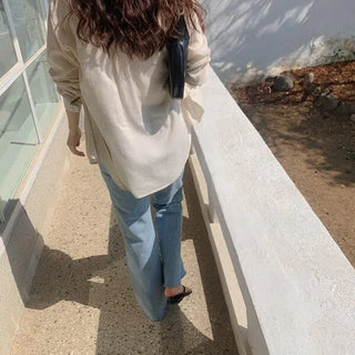 Linen shirt blouse