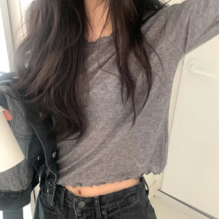 Tencel layered T-shirt