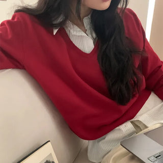 V-neck knit