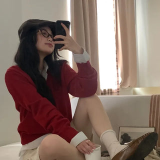 V-neck knit