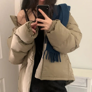 Oversized down jacket