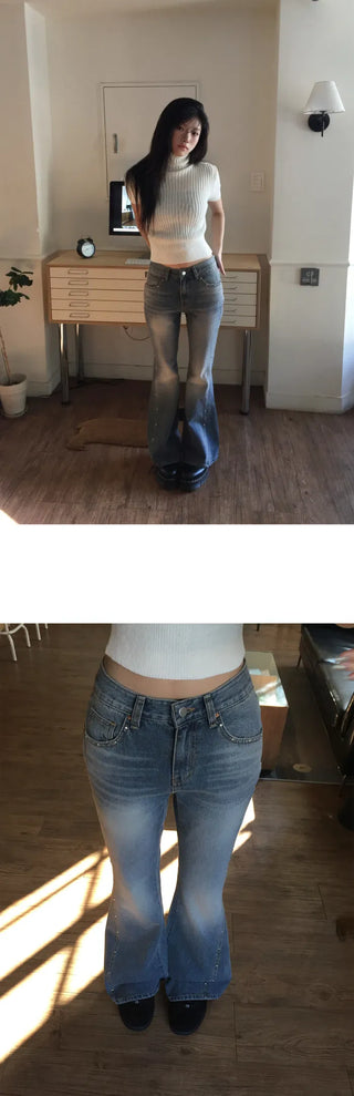 Semi- Split studded Flared pt