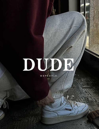 DUDE Double-brushed Jogger Pants (soft fabric)