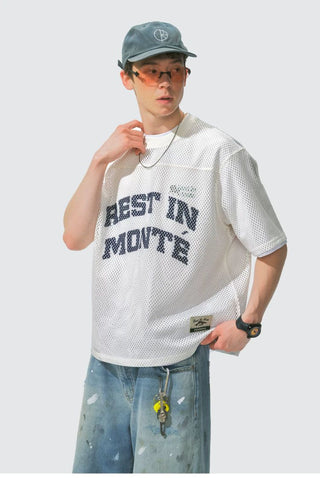 [Monterest] Mesh Jersey Short Sleeve Tee