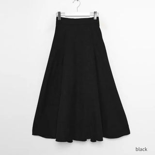 Flared long skirt