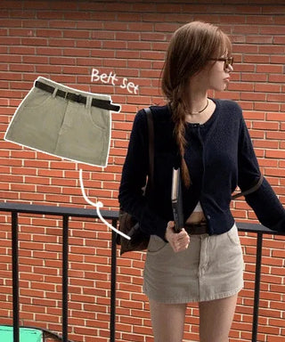 Woody Cotton Skirt Pants - 4 Colors (Delayed delivery)