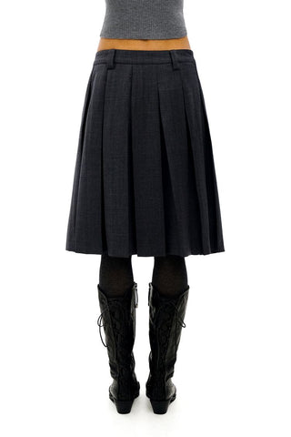 [Moromoro2] Collegiate Tailored Blazer and Pleated  Skirt Set