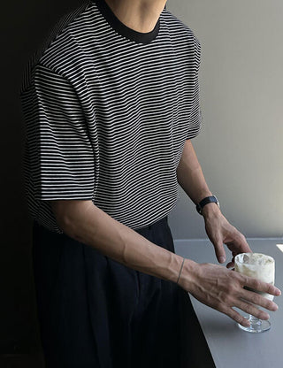 High-quality striped short-sleeve t-shirt (4 colors)