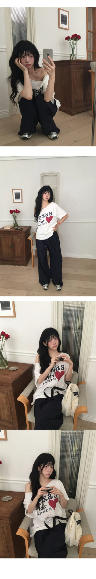 Wide long nylon pants with all the accessories - 3 colors