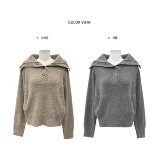 Repeated Open Pocket Knitwear - 2 colors