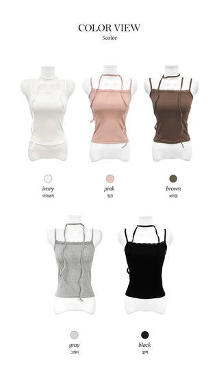 Pure Lace Square Sleeveless - 5 Colors