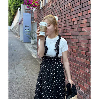 Frilled camisole dress