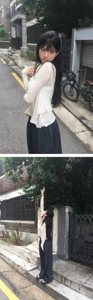 Special Feature Real Daily / All Staff Favorite Summer Raw Wide Elastic Waist Pants - 2 Colors