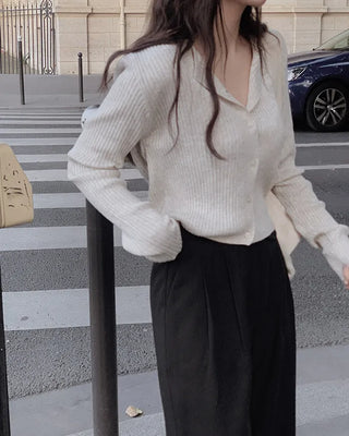 Soft Rib Cardigan - 5 Colors