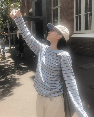 Striped sweatshirt