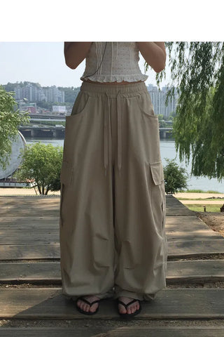Rico Hip Balloon Cargo Keychain Pants - 3 Colors