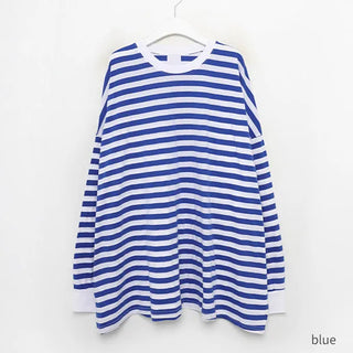 Striped oversized t