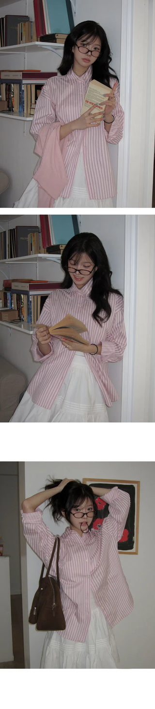 Daily Pinstripe Shirt - 3 Colors