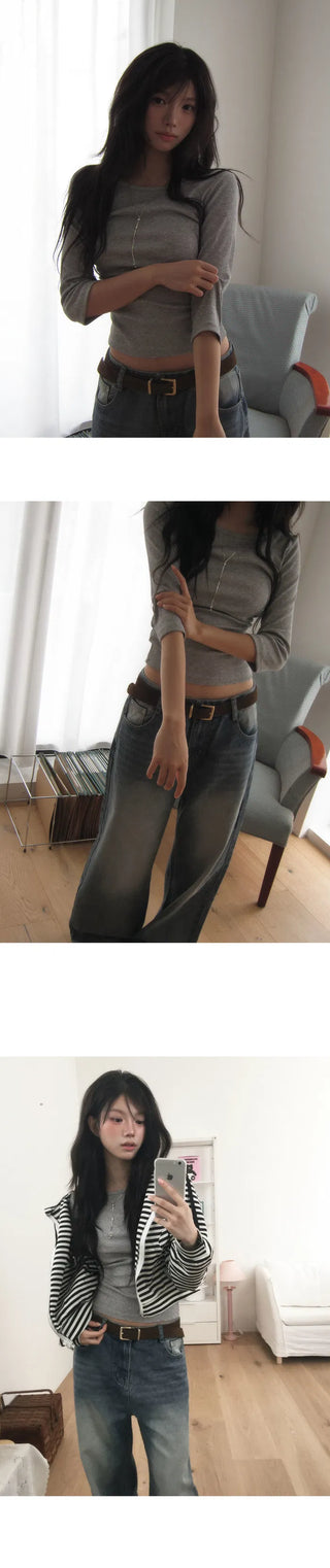 Nerdy Catbrush Faded Wide Pants - 4 Colors