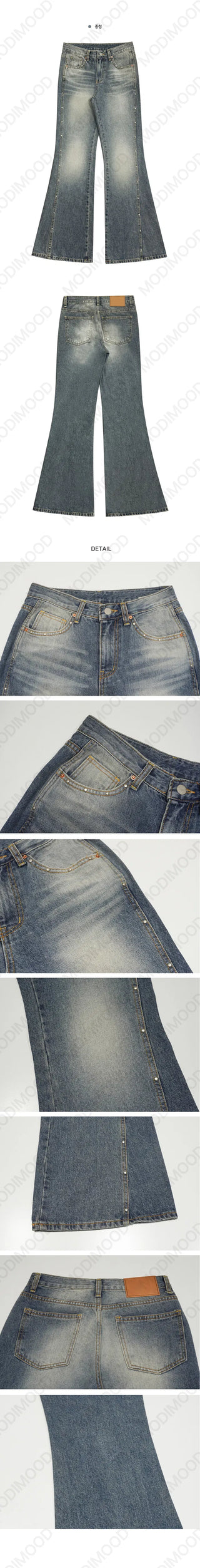 Semi- Split studded Flared pt
