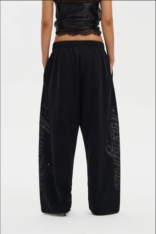 [MASONPRINCE] Bear Crystal Hoodie & Sweatpants Set