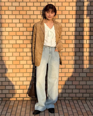 Shirred Ribbon Blouse