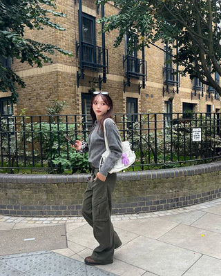 Khaki cargo pants