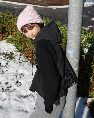 Down parka zip-up
