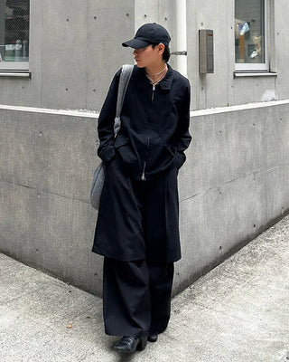 Side pocket zip-up jacket