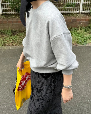 Basic color sweatshirt