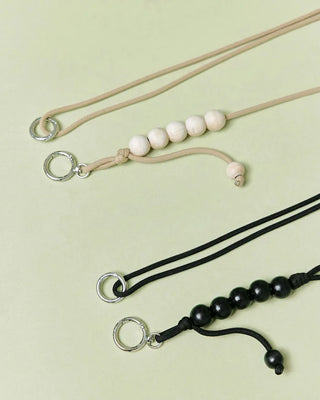 [3rd Re-release] (ORIGINAL) Wood Ball Shoulder Strap (natural)