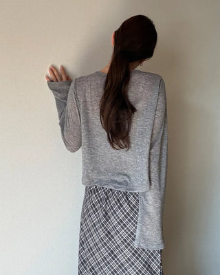 Sheer Mohair Cardigan