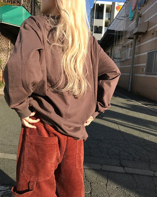 Basic long-sleeve T-shirt