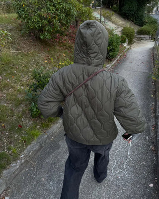 Hooded Quilted Padded Jumper