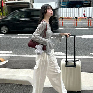 Asymmetrical Shirring T-Shirt