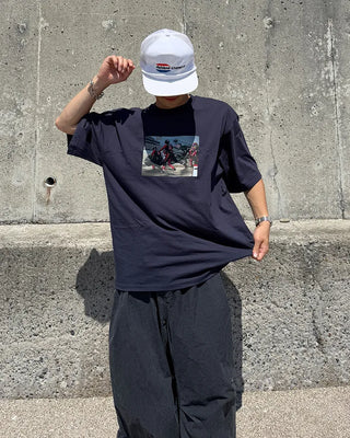 Biker short-sleeved T-shirt