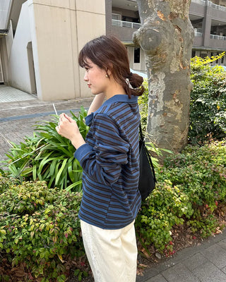 Striped Rugby Polo Shirt
