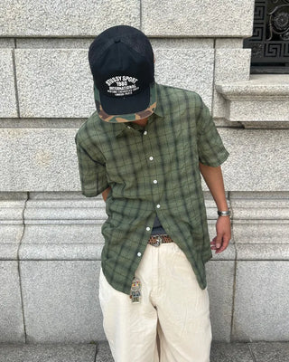 Tartan Check Half-Sleeve Shirt