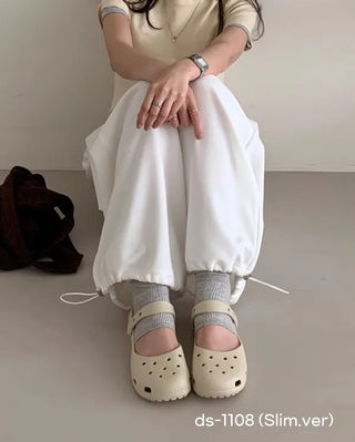 Mary Jane ballet clogs, flat sandals, slippers, mules, aqua shoes