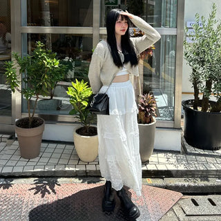 Ribbon Cropped Cardigan