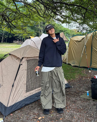 Side-tuck cargo pants