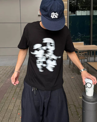 Face graphic T-shirt