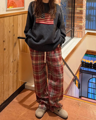 USA Flag Jacquard Knit