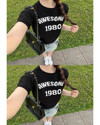 1980 Half-Sleeve Knit